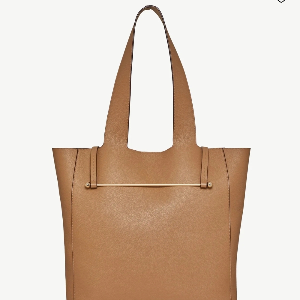 Strathberry - Melody-Elegant Tan Tote Bag- Caramel